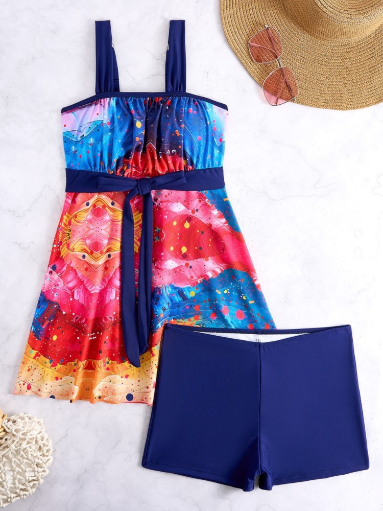 Bath - Pakaian Renang Tankini Baru Set Tankini