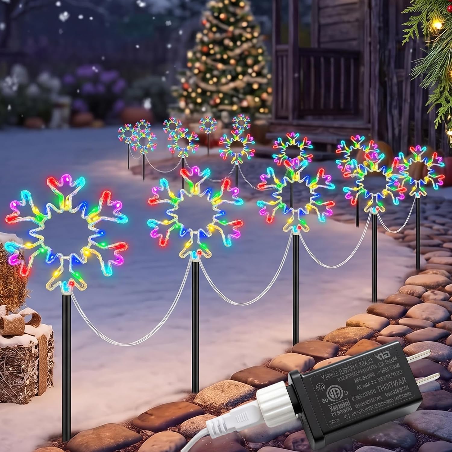 Lighting - Set Lampu Hias Salju Natal untuk