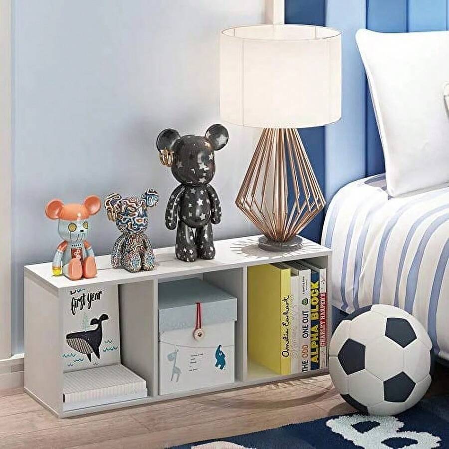 Storage & Organization - Rak Buku Bertingkat 3 dengan Desain