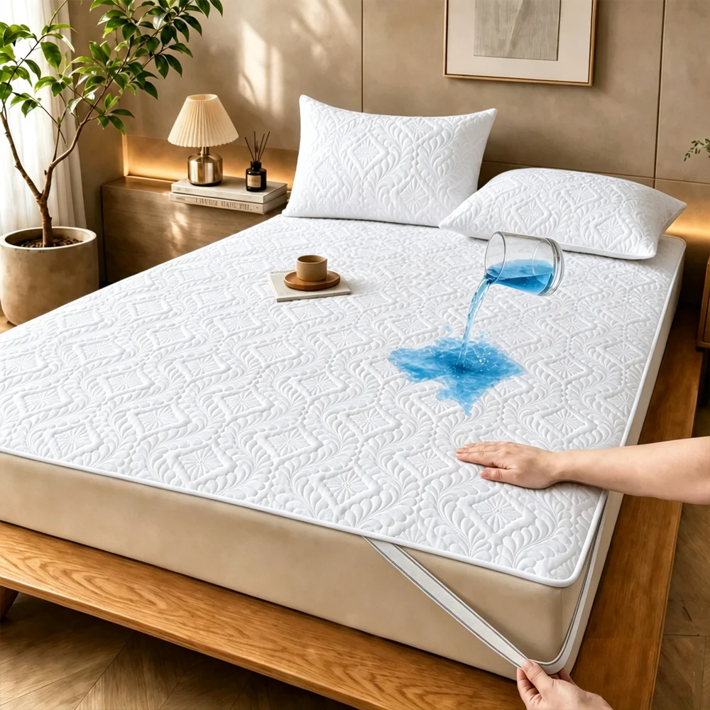 Waterproof Mattress Protector Breathable - 1 buah pelindung kasur elastis anti
