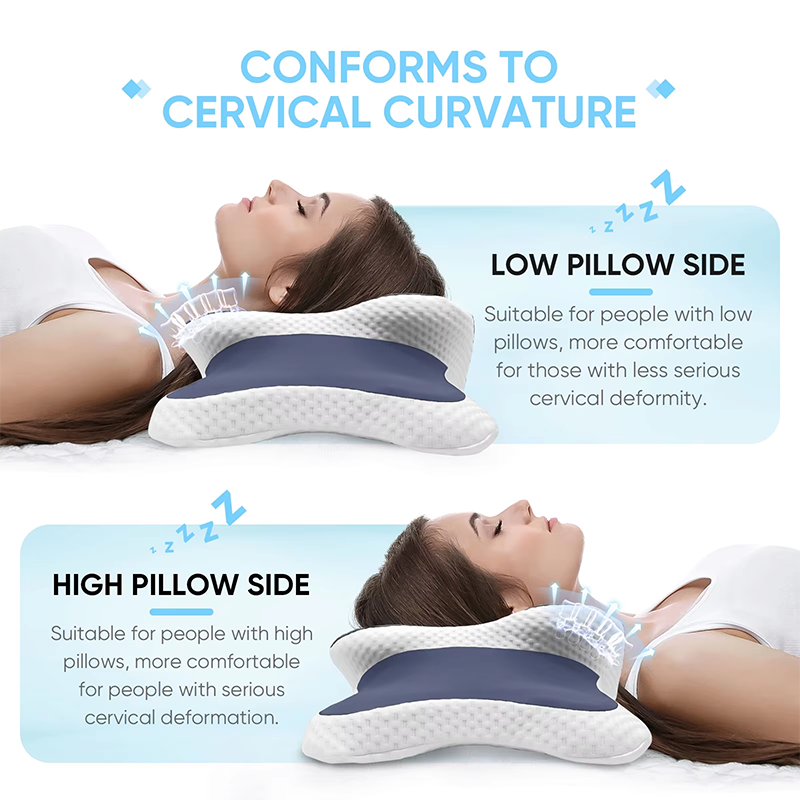 Bantal Leher Berbentuk Kupu-Ku - Anti Snore Contour Pillow ulasan dan harga