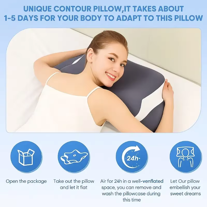 Bantal Leher Berbentuk Kupu-Ku - Anti Snore Contour Pillow ulasan dan harga