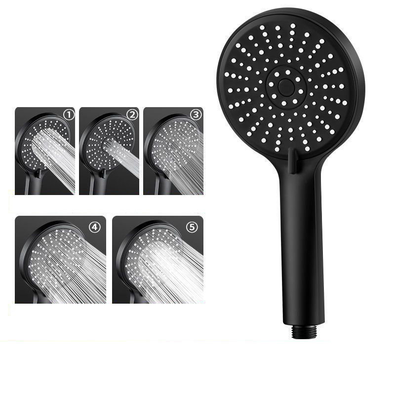 Kepala Pancuran Hitam dengan 5 - High Pressure Shower Head Handheld ulasan dan harga