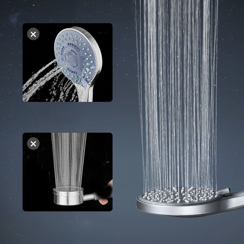 Kepala Pancuran Hitam dengan 5 - High Pressure Shower Head Handheld ulasan dan harga