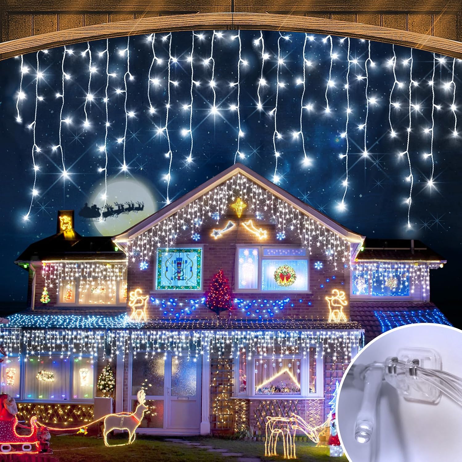 Lampu Hias Natal untuk Luar Ru - Lighting ulasan dan harga