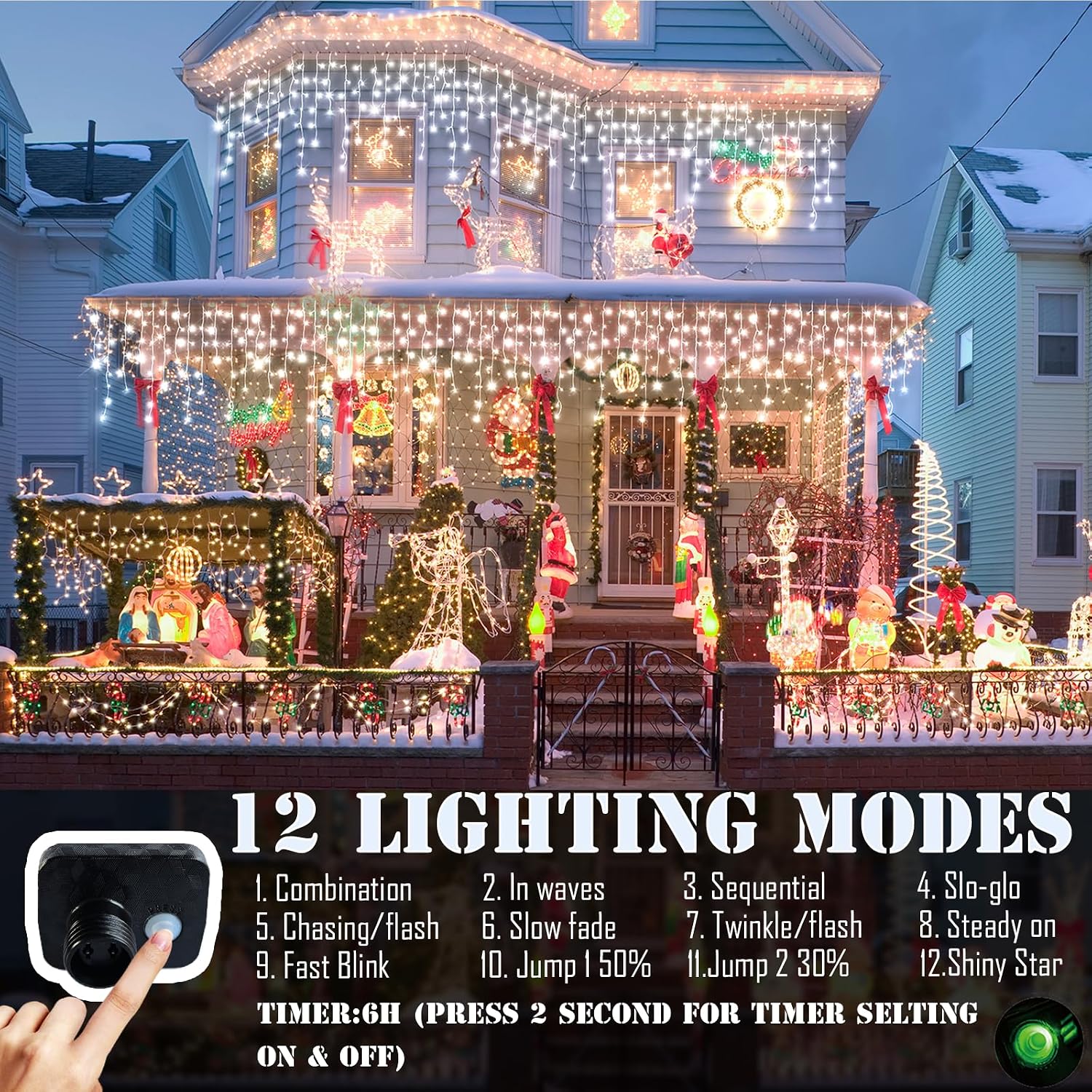 Lampu Hias Natal untuk Luar Ru - Lighting ulasan dan harga