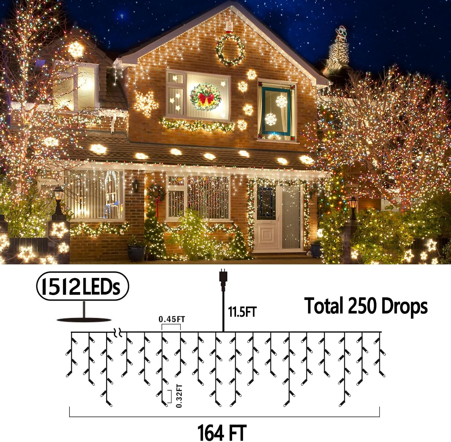 Lampu Hias Natal untuk Luar Ru - Lighting ulasan dan harga