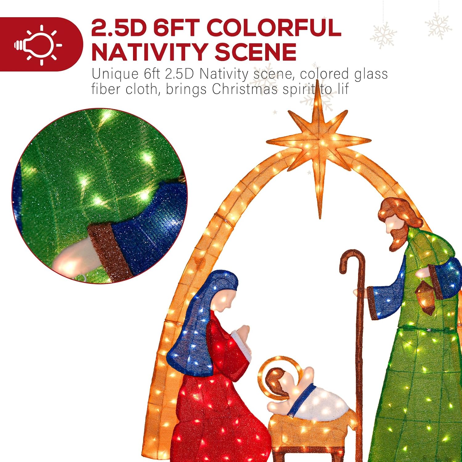 Dekorasi Natal berbentuk Adega - Lighting ulasan dan harga