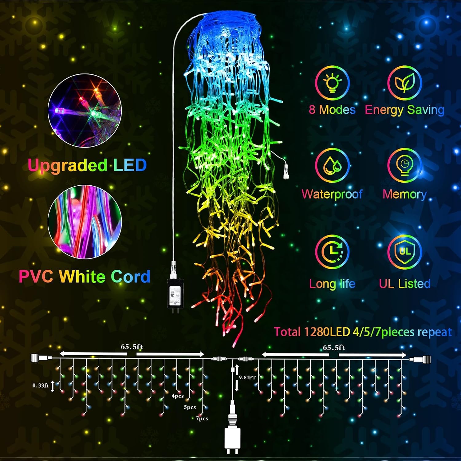 1280 Lampu Hias Natal LED, Lam - Lighting ulasan dan harga