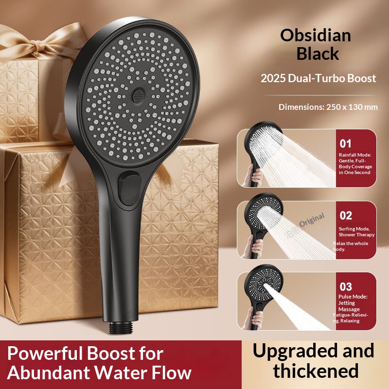 Kepala Pancuran Tangan Berteka - High Pressure Shower Head Handheld ulasan dan harga
