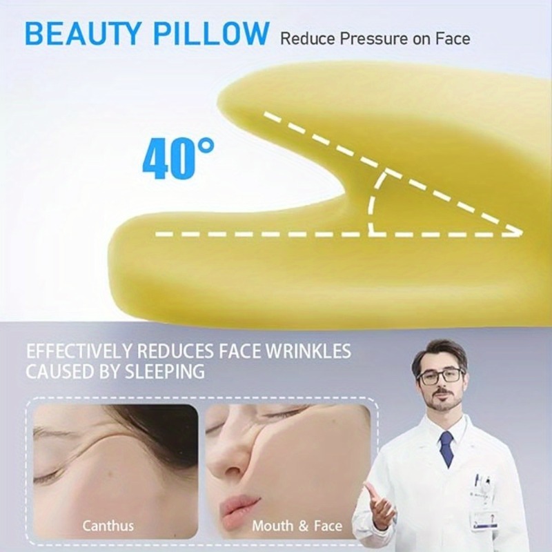 1 Buah Bantal Serviks Busa Mem - Memory Foam Orthopedic Pillow Neck Pain ulasan dan harga