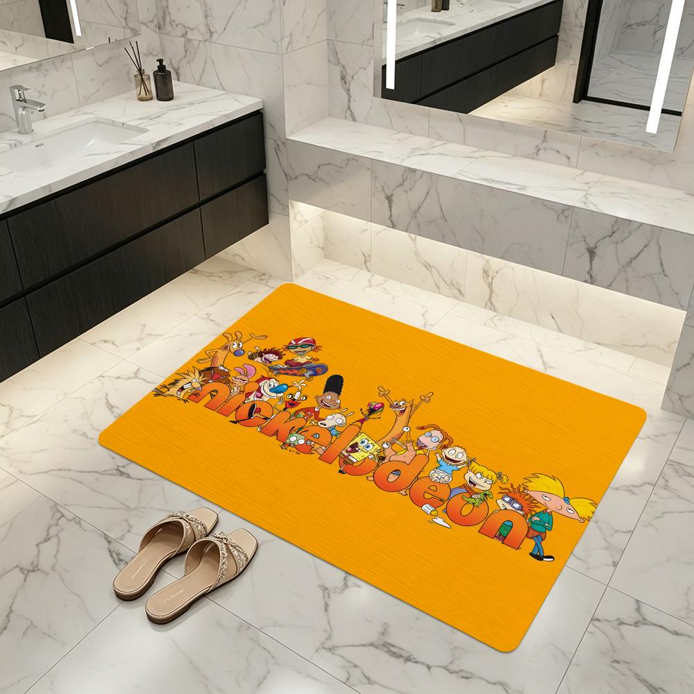 Kartun H-Hey A-Arnold Keset La - Quick Dry Diatomite Bath Mat ulasan dan harga