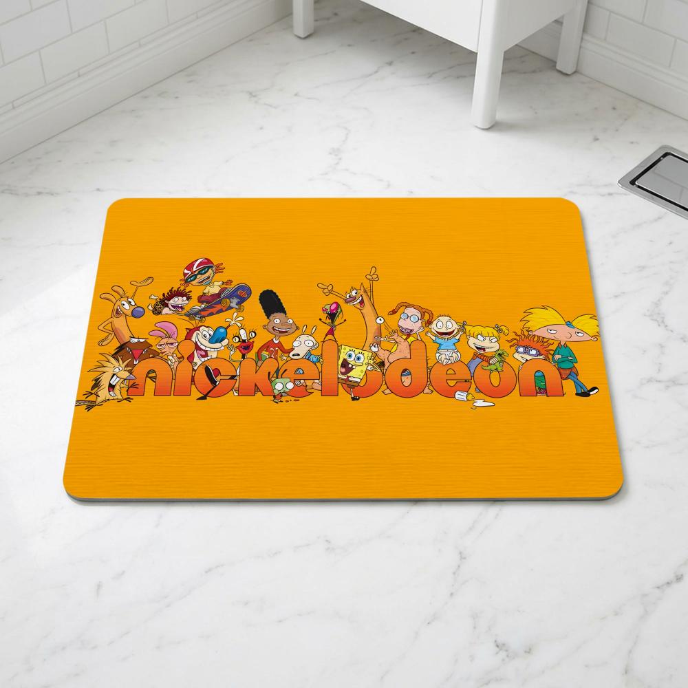 Kartun H-Hey A-Arnold Keset La - Quick Dry Diatomite Bath Mat ulasan dan harga