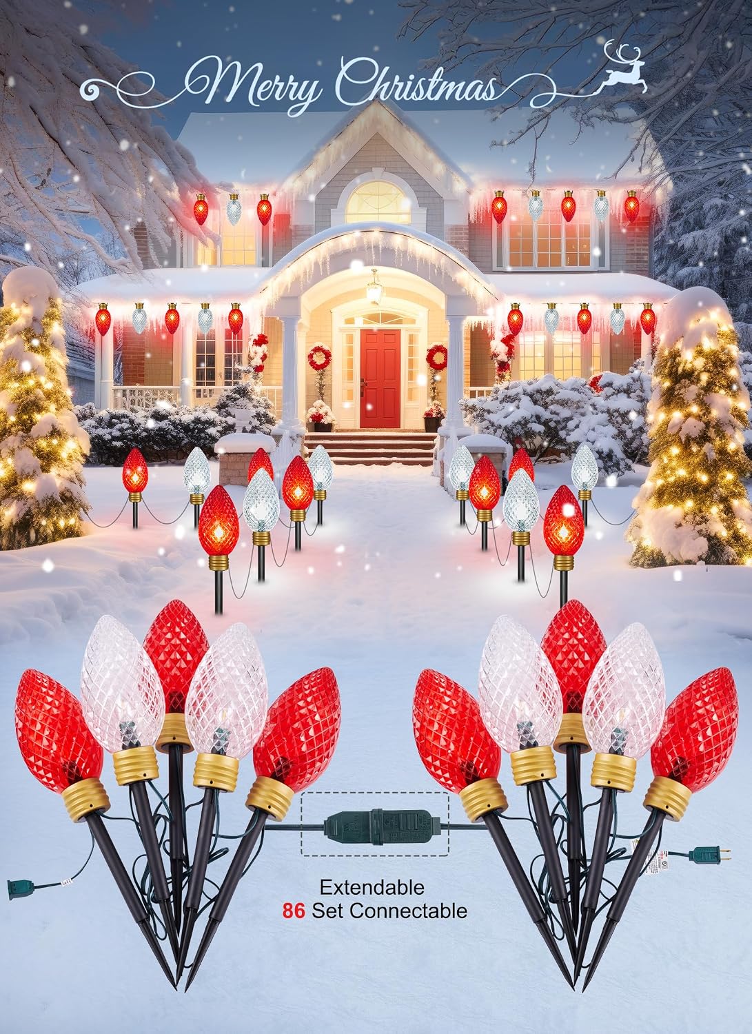 Lampu Natal Berbentuk Stroberi - Lighting ulasan dan harga