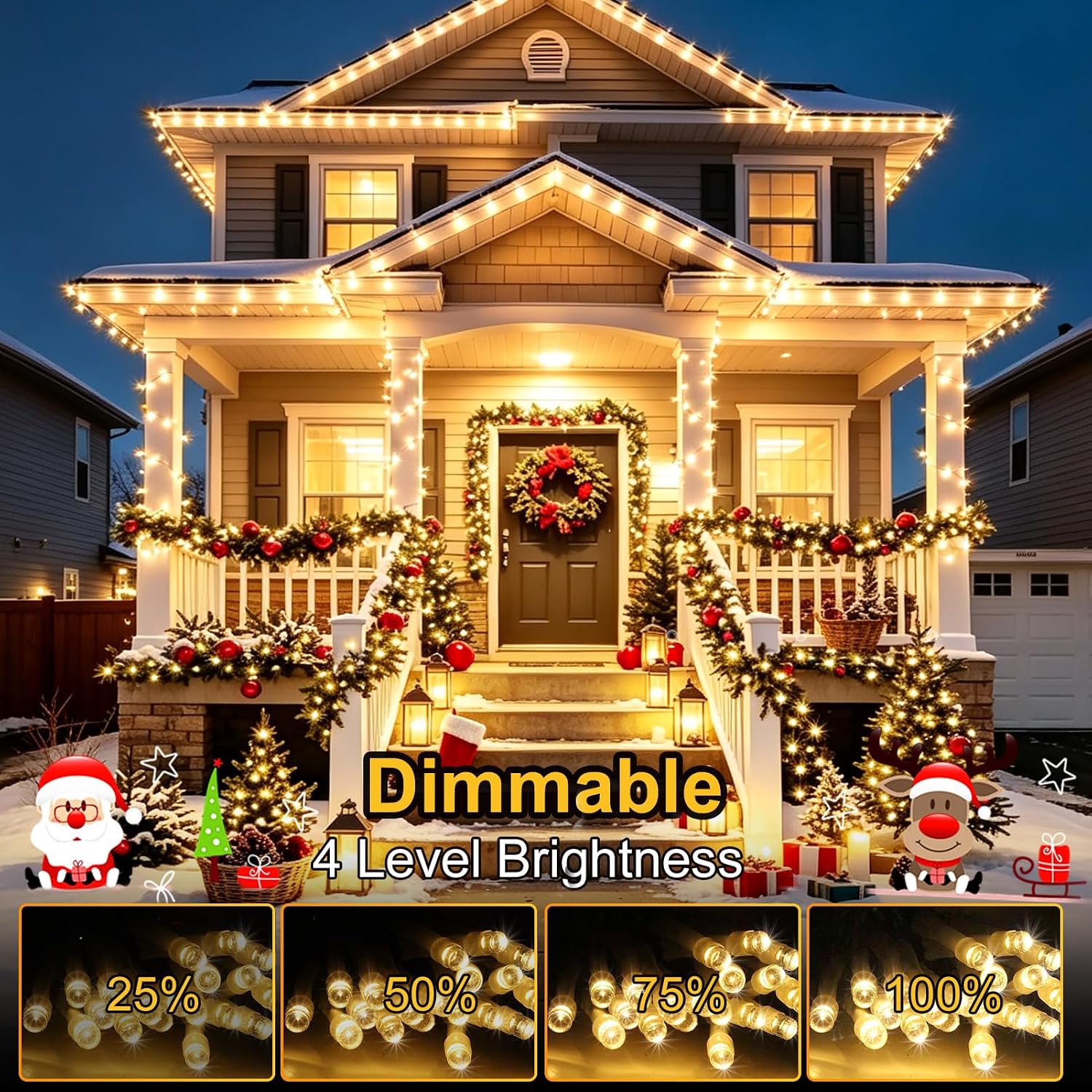 Lampu Hias Natal untuk Luar Ru - Lighting ulasan dan harga