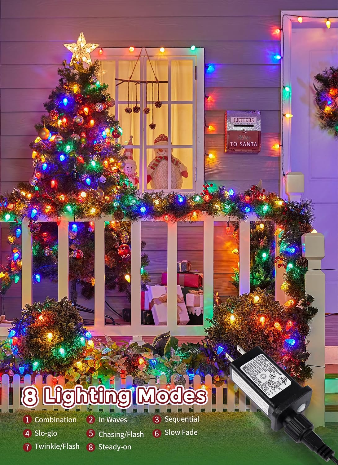 Lampu Hias Natal C9 untuk Luar - Lighting ulasan dan harga