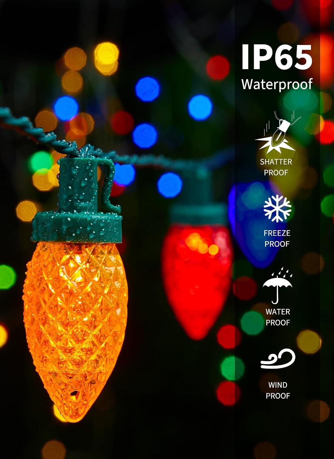 Lampu Hias Natal C9 untuk Luar - Lighting ulasan dan harga