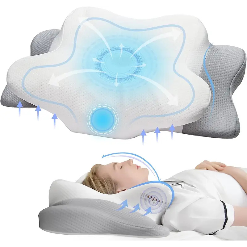 Bantal Leher Ortopedi Berbahan - Memory Foam Orthopedic Pillow Neck Pain ulasan dan harga