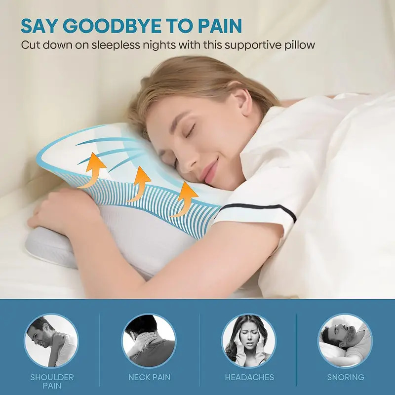 Bantal Leher Ortopedi Berbahan - Memory Foam Orthopedic Pillow Neck Pain ulasan dan harga