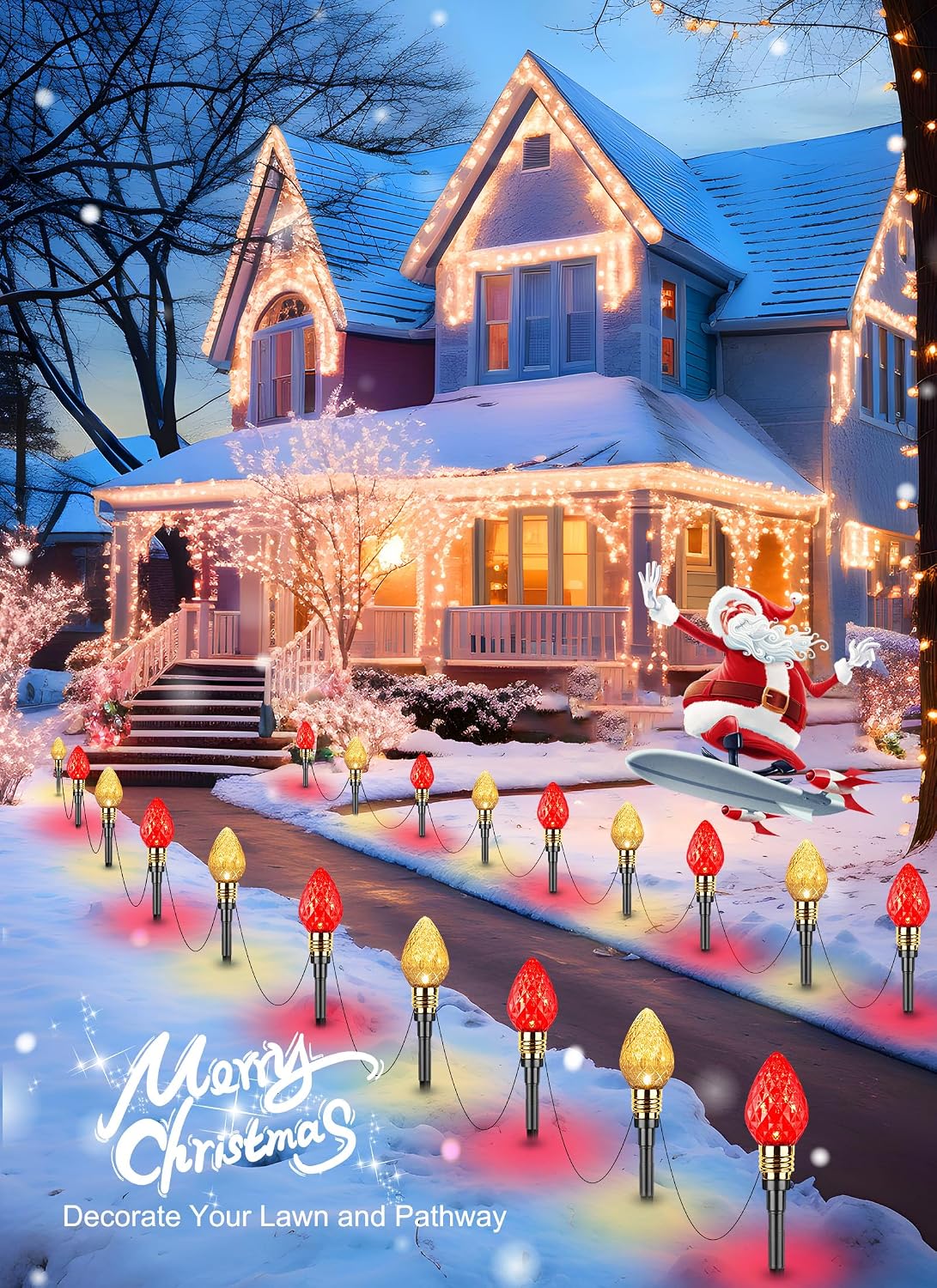 Lampu Hias untuk Jalur Natal d - Lighting ulasan dan harga