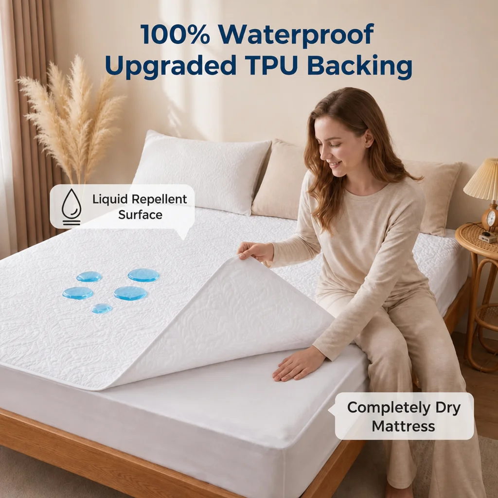 1 buah pelindung kasur elastis - Waterproof Mattress Protector Breathable ulasan dan harga