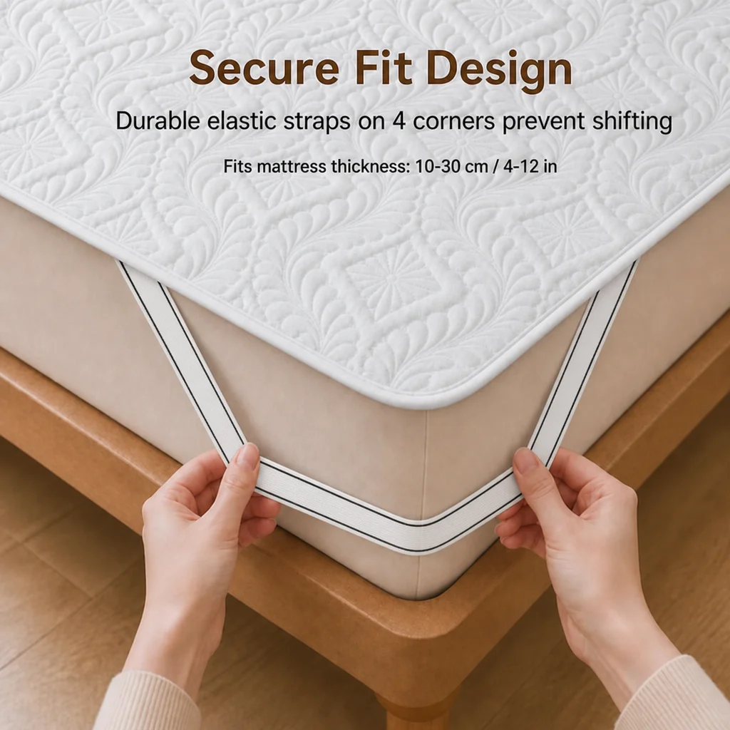 1 buah pelindung kasur elastis - Waterproof Mattress Protector Breathable ulasan dan harga