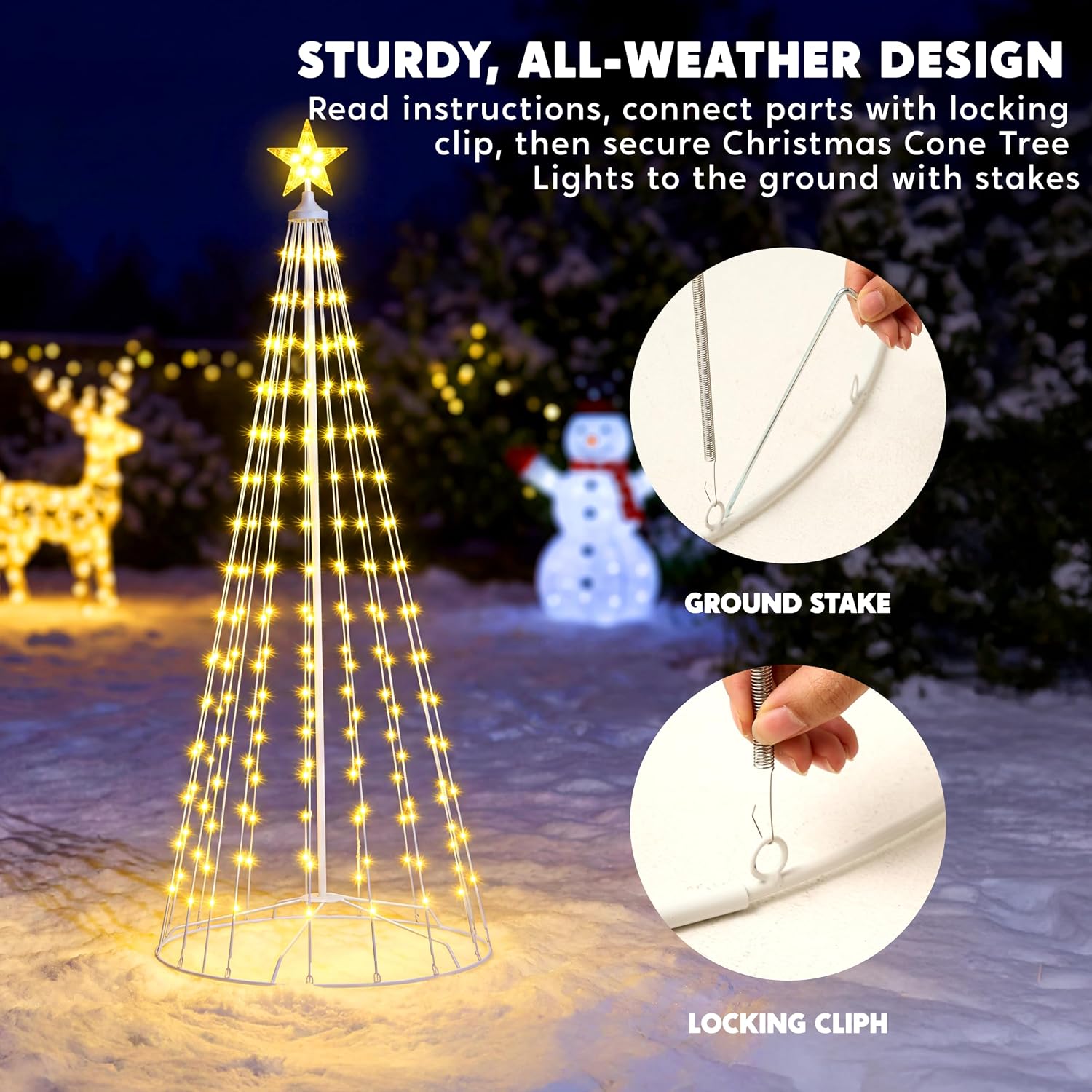 3 Set Lampu Hias Pohon Natal B - Lighting ulasan dan harga