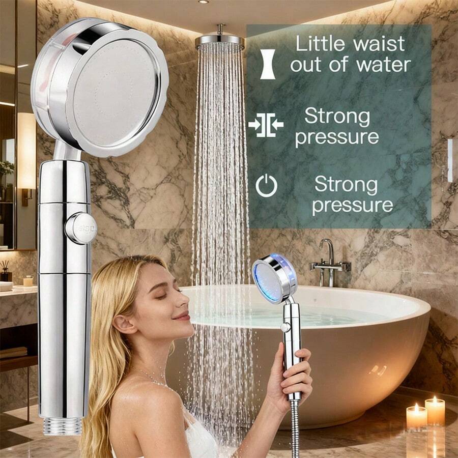 Kepala pancuran yang digerakka - High Pressure Shower Head Handheld ulasan dan harga