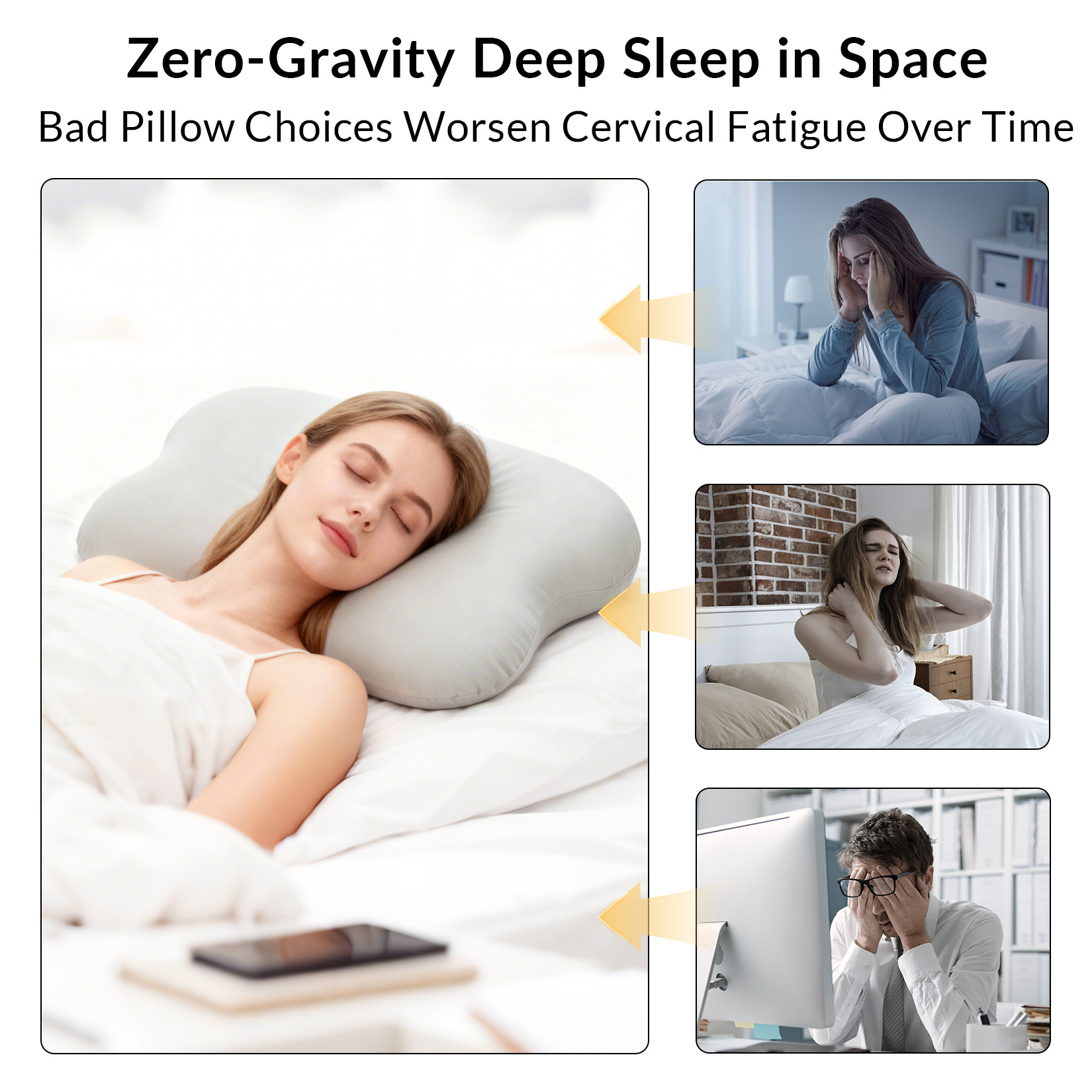 Bantal Leher untuk Meredakan N - Memory Foam Orthopedic Pillow Neck Pain ulasan dan harga
